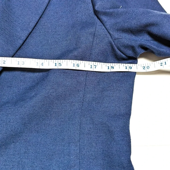 Vintage Givenchy Sport Blazer Silk Blend 12 Academia Old Money Quiet Luxury - Picture 9 of 16